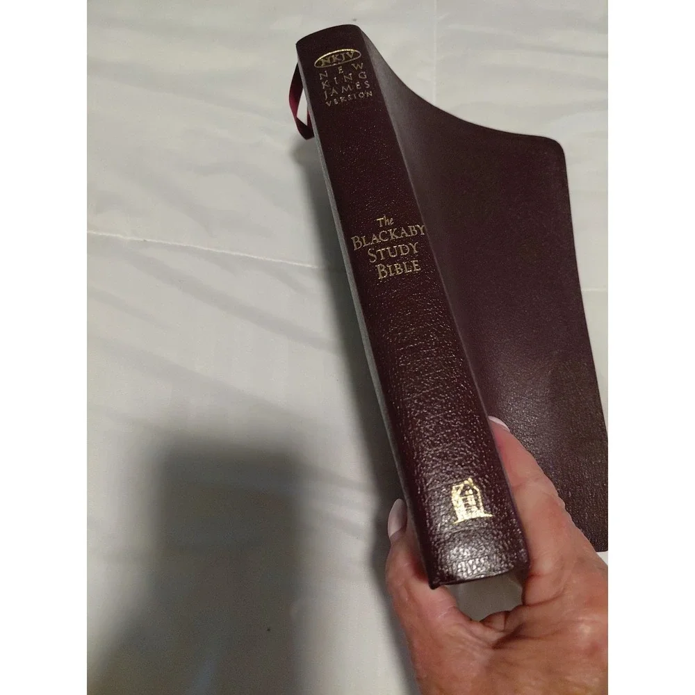 NKJV The Blackaby Study Bible 2006 Nelson 3656 Bonded Leather Burgandy
